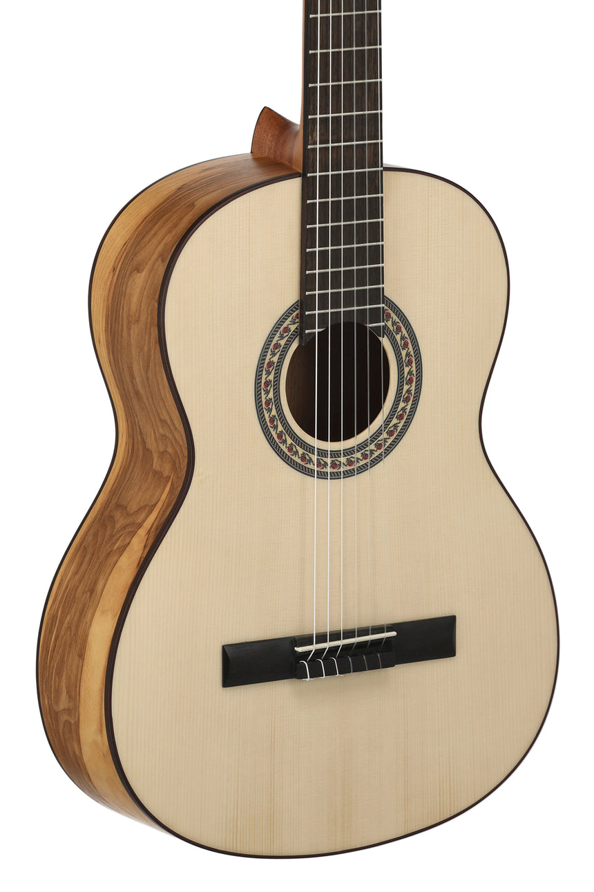 Caballero by MR Principio Serie P CA-PMO 120 Konzertgitarre 4/4 – Sondermodell 120 Jahre MR, Olive, massive Fichtendecke