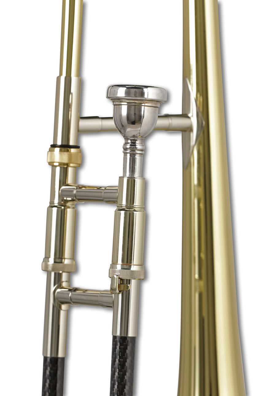 GEWA Germany Ambition TB501L B-Tenorposaune – Detail Mundrohr und Stimmzug