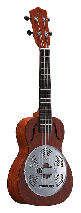 Leho LHUC-MM-RS-VS Reso Ukulele Concert avec sac