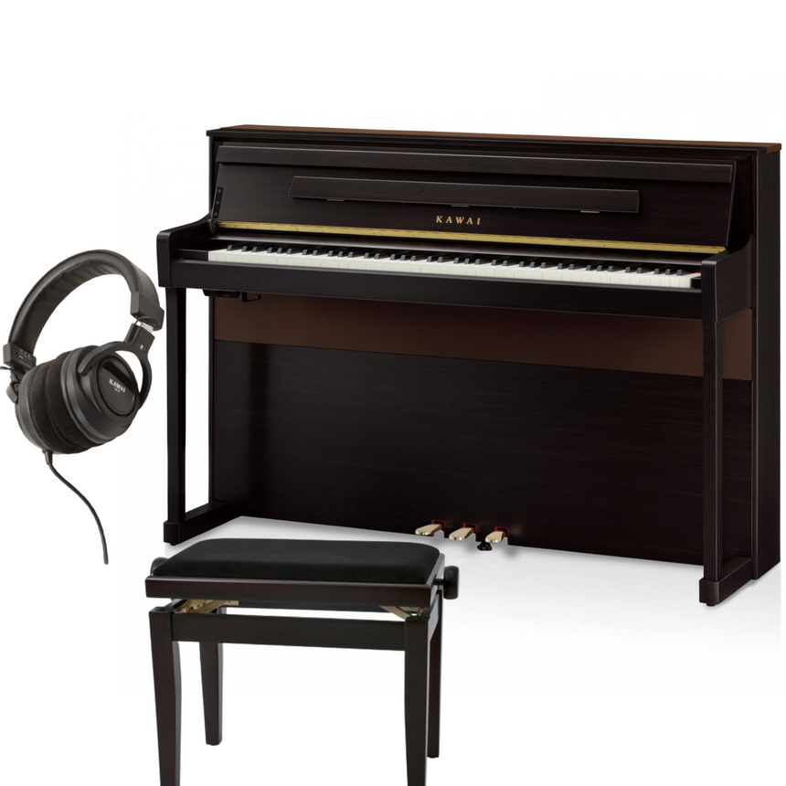 Kawai CA-901 Rosenholz Bundle mit Bank und Kopfhörer - Musik-Ebert Gmbh