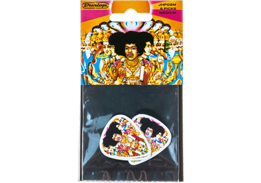 Player's Pack - Plektrum Jimi Hendrix Bold as love, medium (6 Stck.) - ADU JHP02M - Musik-Ebert Gmbh