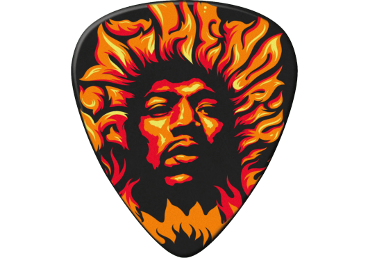Player's Pack - Plektrum Jimi Hendrix Fire, heavy (6 Stck.) - ADU JHP14HV - Musik-Ebert Gmbh