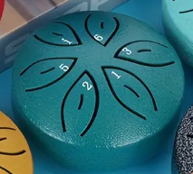 Basic Mini Steel Tongue Drum – 3″ Trommel mit 6 Tönen für Meditation & Klangreisen - Musik-Ebert Gmbh