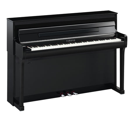 Yamaha CLP 885 Schwarz Poliert Bundle mit Bank und Kopfhörer - Musik-Ebert Gmbh