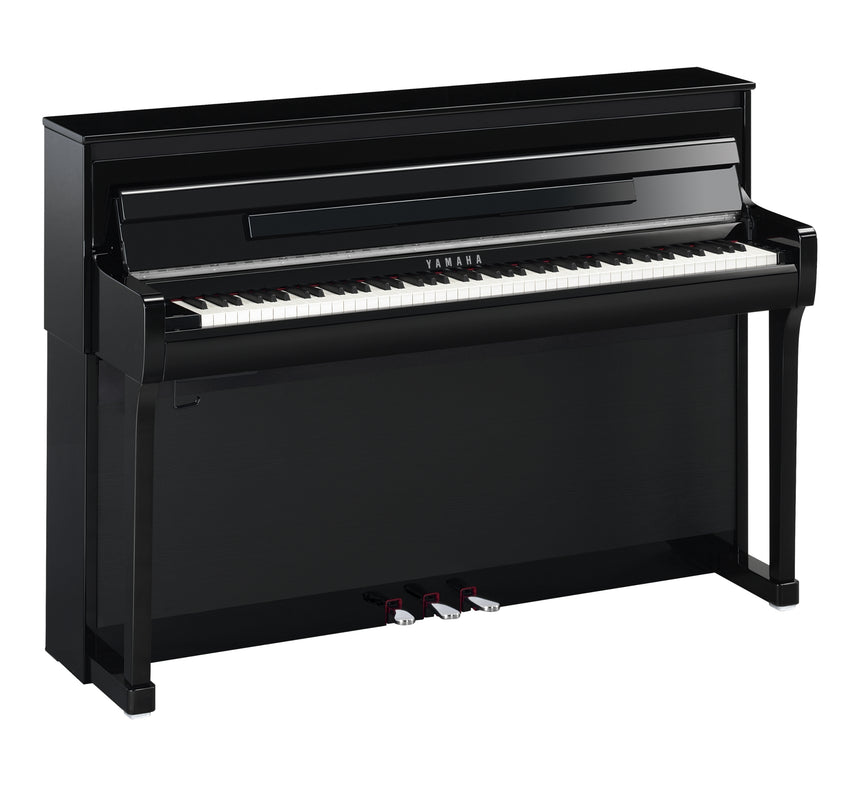 Yamaha CLP 885 Schwarz Poliert Bundle mit Bank und Kopfhörer - Musik-Ebert Gmbh