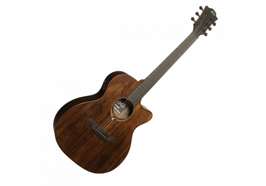 LAG Westerngitarre SAUVAGE-ACE mit Gitarrentasche - Musik-Ebert Gmbh
