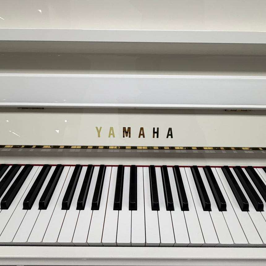 Yamaha Klavier P 116 weiss poliert Bj. 1990, aus erster hand, sehr guter Zustand - made in Japan + Klavierbank (gebraucht)