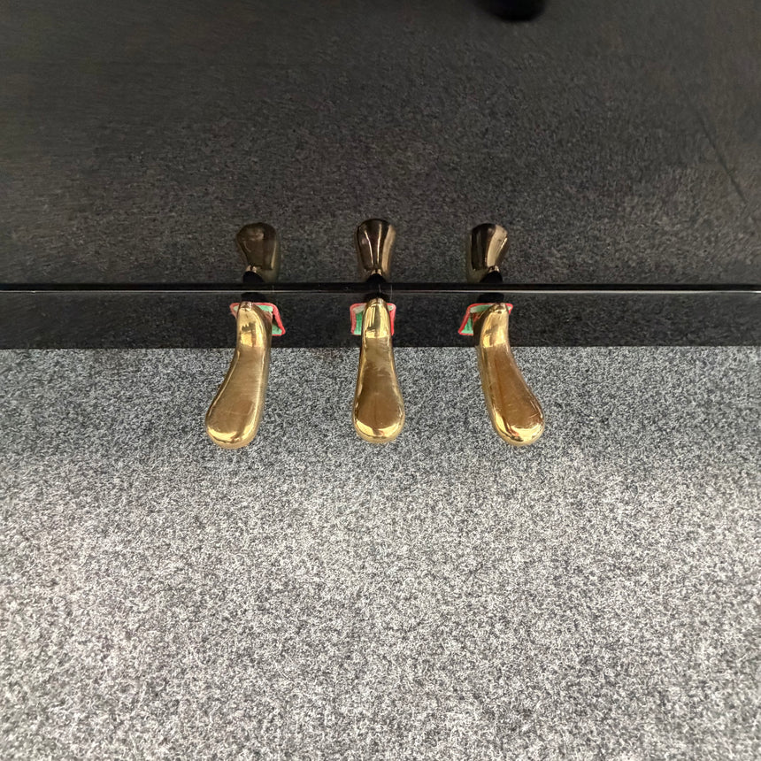 PETROF Klavier 118 schwarz poliert Occasion Bj. 1970 (gebraucht) - Musik-Ebert Gmbh