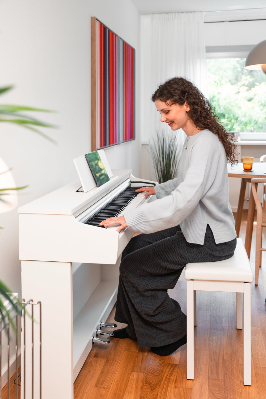 Kawai CX102 Digitalpiano – Authentischer Anschlag, SK-EX Flügelklang, Bluetooth MIDI - Musik-Ebert Gmbh