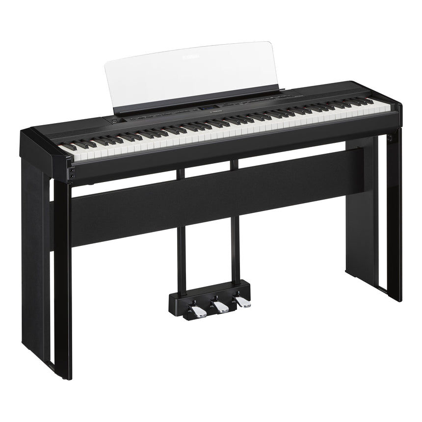 Yamaha P-525 Schwarz Bundle mit Ständer, Pedalen und Kopfhörer - Musik-Ebert Gmbh