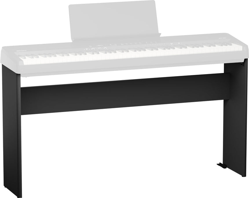 Support Roland KSF-40 BK, noir – vue oblique avec FP-40 vendu séparément