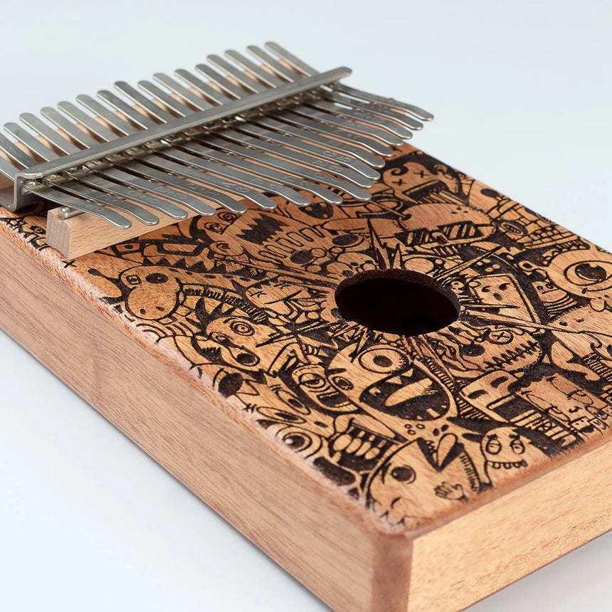 Sela Art Series Kalimba 17 Little Monster Laser - Musik-Ebert Gmbh