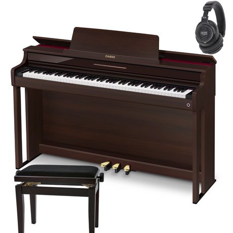 Casio AP-550 Rosenholz Bundle mit Bank und Kopfhörer - Musik-Ebert Gmbh