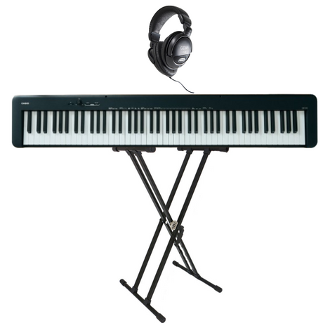 Casio CDP-S110 Schwarz Bundle mit Ständer und Kopfhörer - Musik-Ebert Gmbh