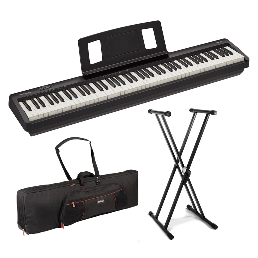 Roland FP-10 Performance Bundle mit X Ständer und Tasche - Musik-Ebert Gmbh