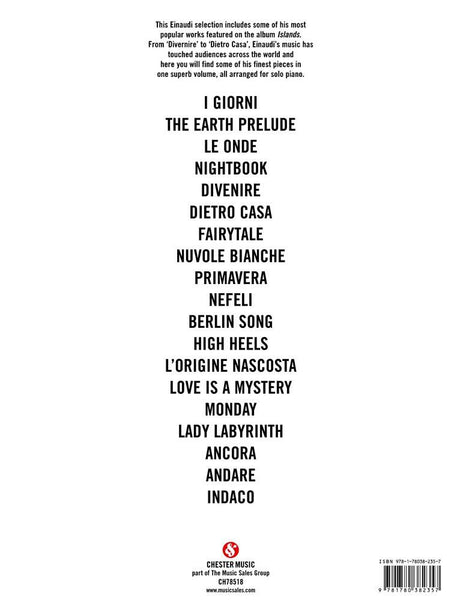Islands: for piano - Einaudi, Ludovico - Musik-Ebert Gmbh