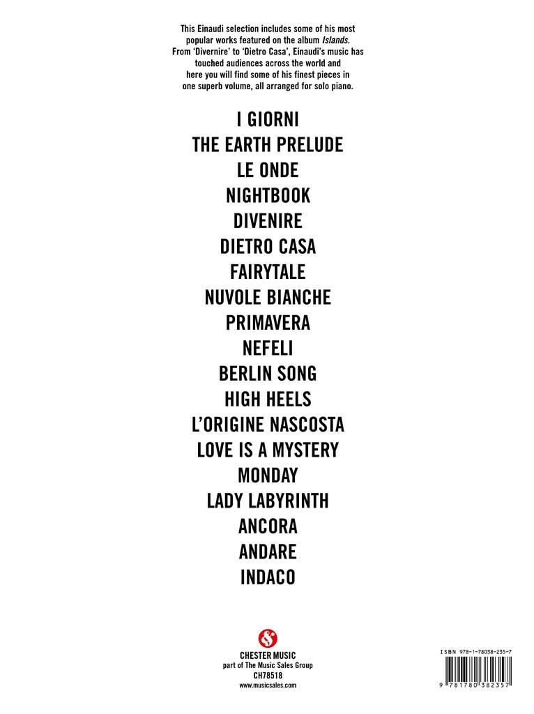 Islands: for piano - Einaudi, Ludovico - Musik-Ebert Gmbh