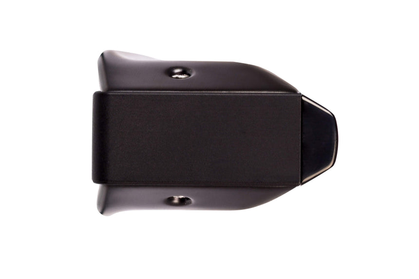 Hohner Super 64X Performance harmonica in black – end view