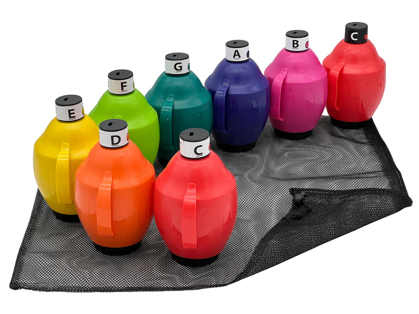 Soundbellows Jumbo SBS-JDL, multicolore, gamme diatonique grave – instruments avec filet de transport