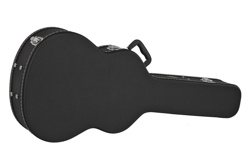 GEWA Flat Top Economy 523.100 classical guitar case in black – closed front view