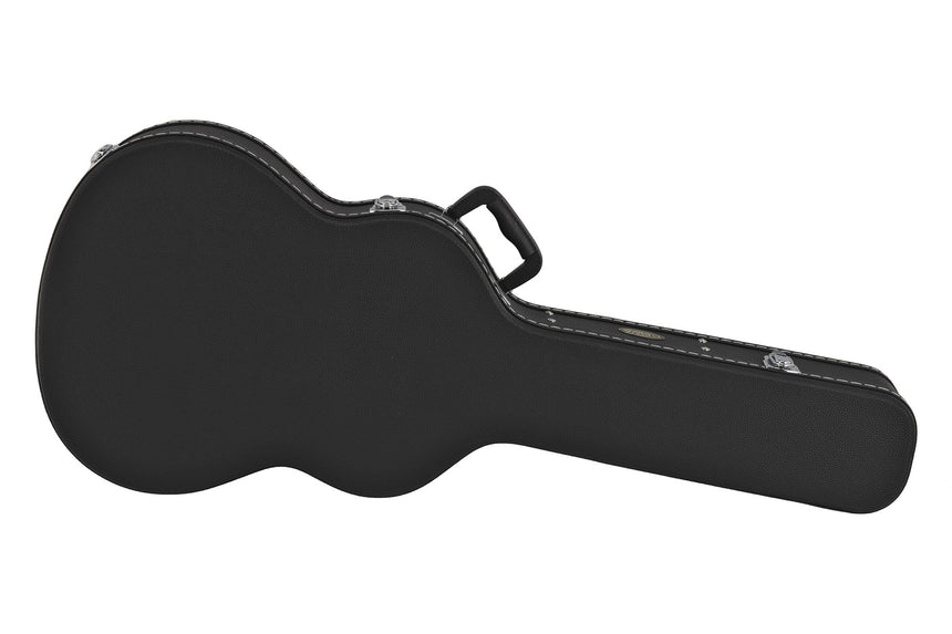 GEWA Flat Top Economy 523.100 classical guitar case in black – closed rear view