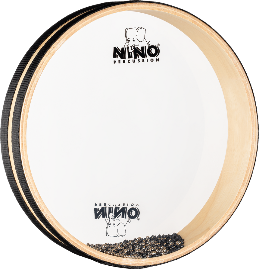 NINO Percussion NINO34 10-inch natural-wood sea drum – front view