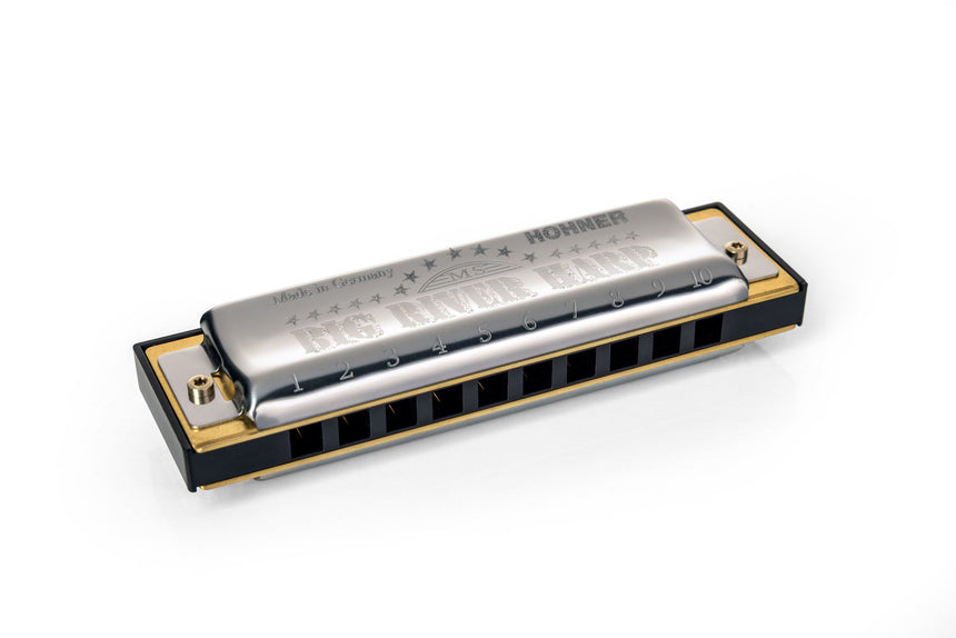 HOHNER Big River Harp MS – Full three-quarter view