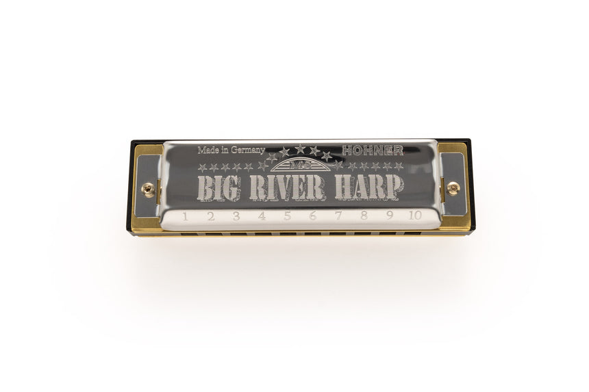 HOHNER Big River Harp MS – Top view of the covers