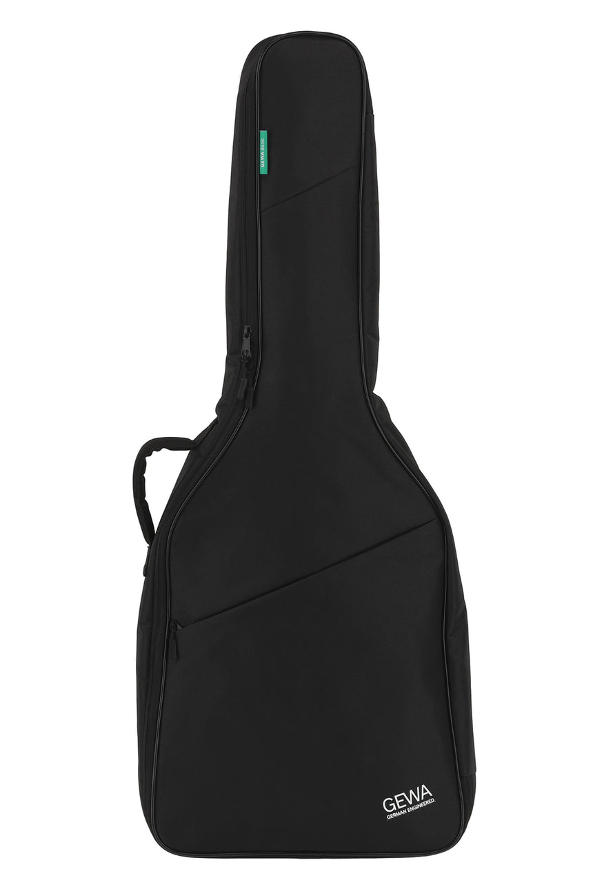 GEWA Basic 5 black 4/4 classical guitar gig bag – angled view