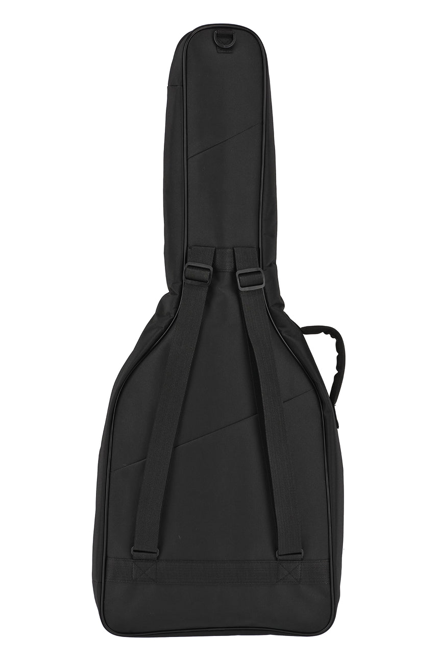 Housse GEWA Basic 5 noire pour guitare classique 3/4–7/8 – vue arrière avec bretelles.