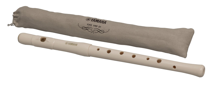 Yamaha YRF-21 ivory fife – instrument with Yamaha case
