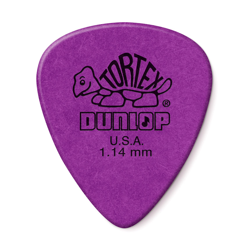 Dunlop Tortex Standard 1,14 mm, einzelnes Plektrum, Vorderseite