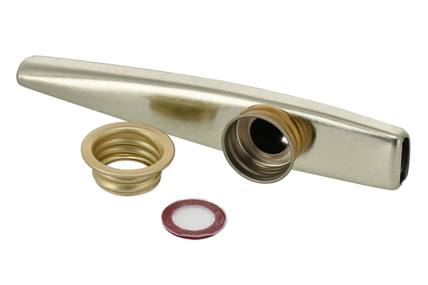 Original Metal Sub-Kazoo avec capsule ouverte, couvercle et membrane