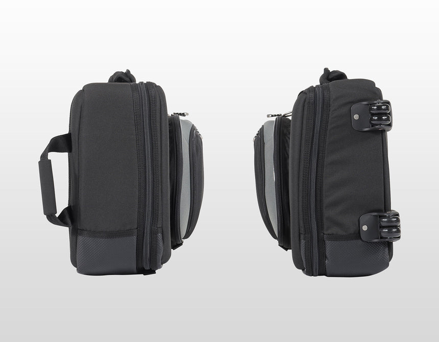 Soundwear 29138R, schwarz – Endansichten mit Rollen