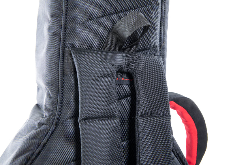 GEWA Cross 30 4/4 classical guitar gig bag 215.505, black – straps and side handle detail