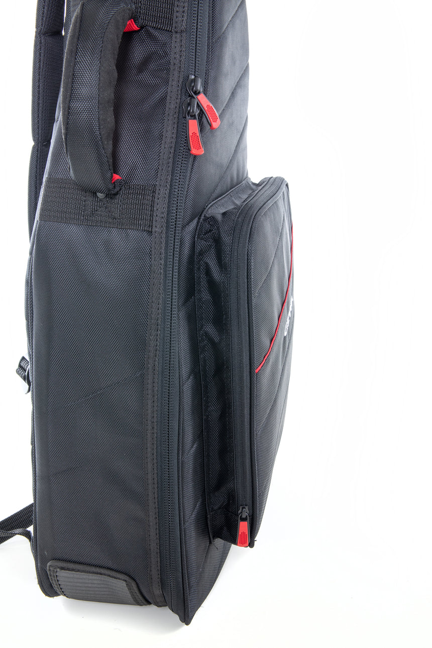 GEWA Cross 30 4/4 classical guitar gig bag 215.505, black – exterior-pocket detail