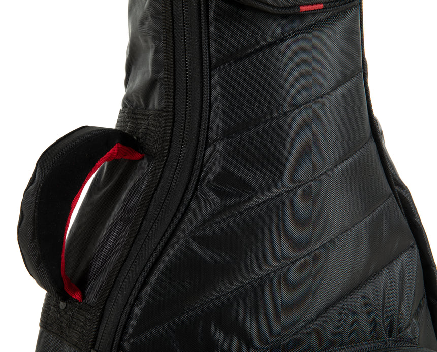 GEWA Cross 30 acoustic guitar gig bag 215.605, black – shoulder-strap detail