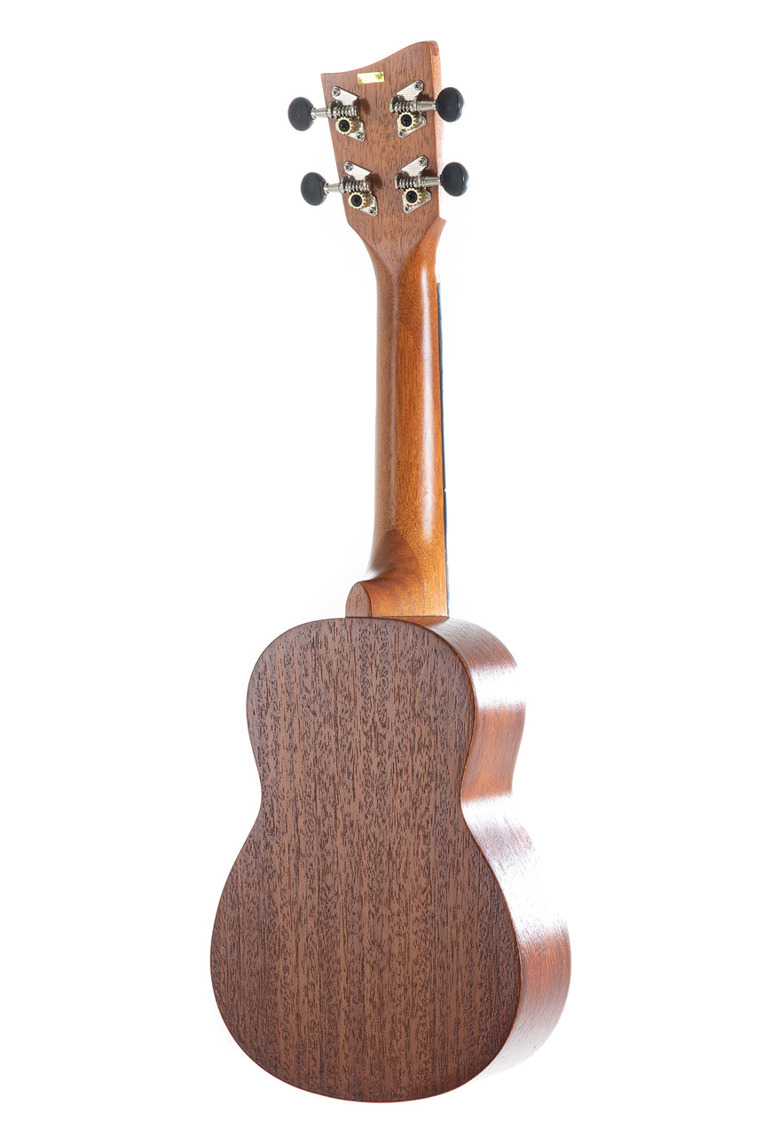 Ukulélé soprano GEWA Manoa Maori, sapelli naturel – vue arrière
