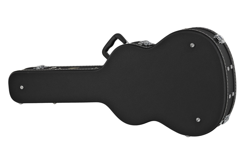 GEWA Arched Top Economy classical guitar case 523.270, black – three-quarter underside view