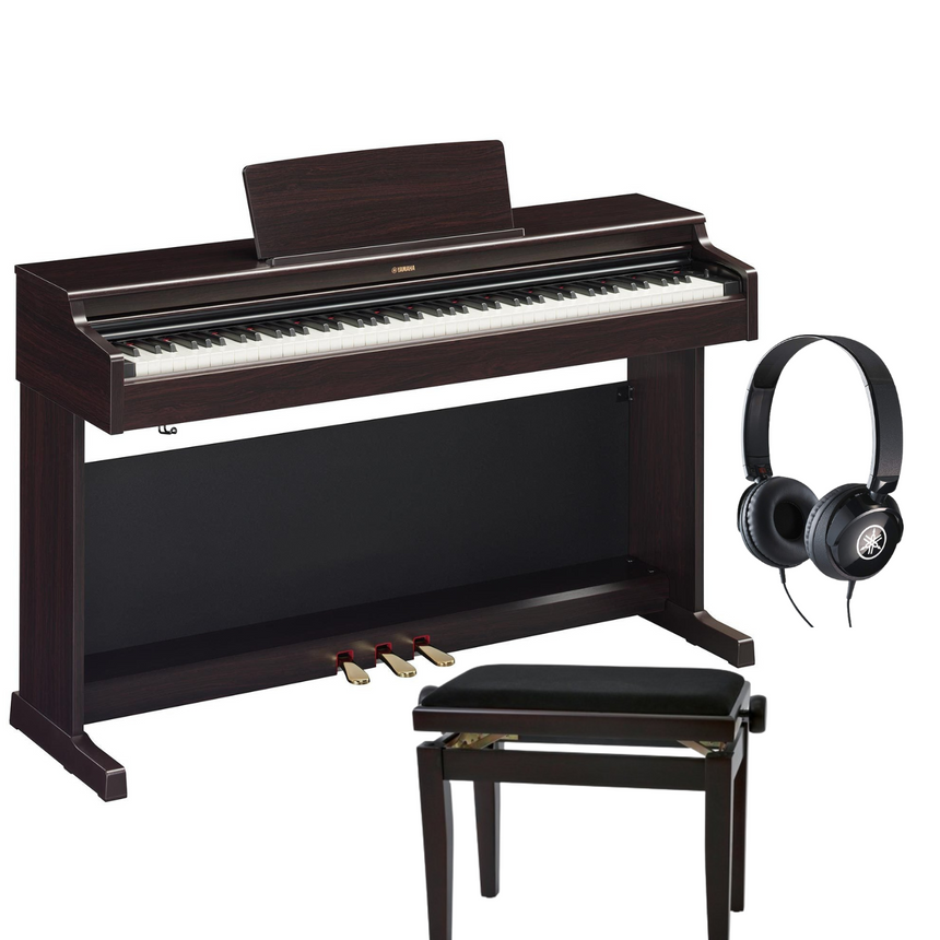 Yamaha YDP-165 Arius Rosenholz Bundle mit Bank und Kopfhörer - Musik-Ebert Gmbh