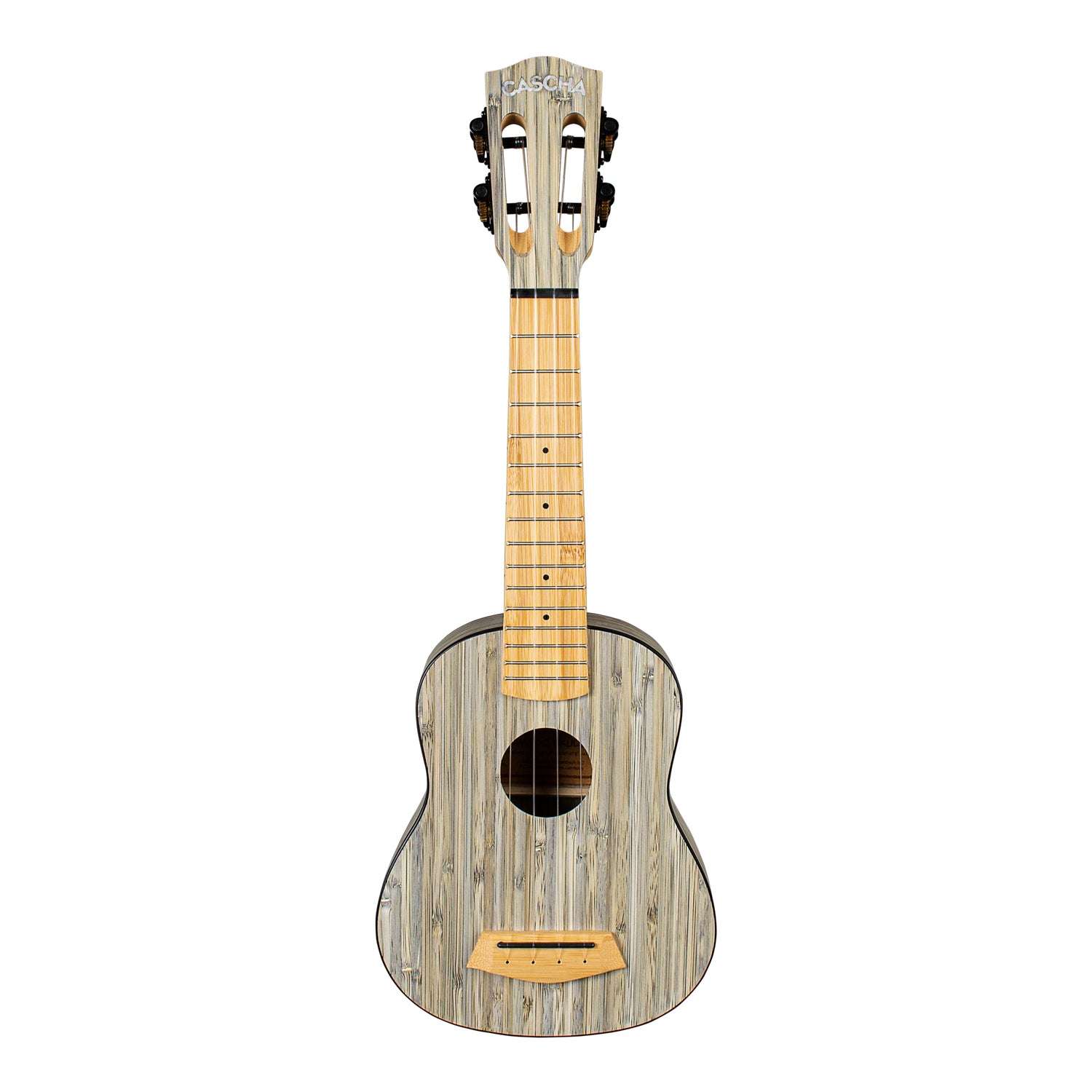 Cascha Konzert Ukulele Bamboo Graphit - Musik-Ebert Gmbh