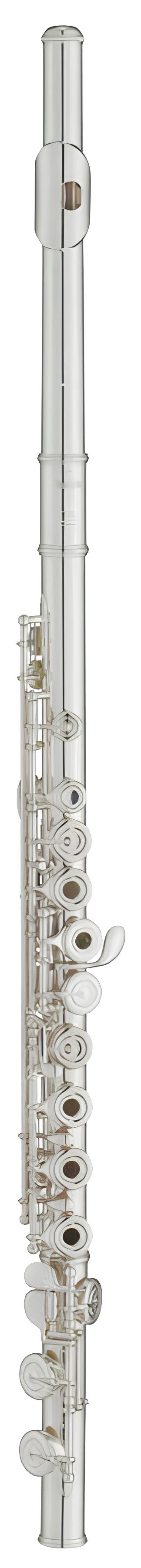 Yamaha YFL-272SL Querflöten-Bundle (Ringklappen, Silberlippe) mit Ständer, Wischer & Pflegepapieren