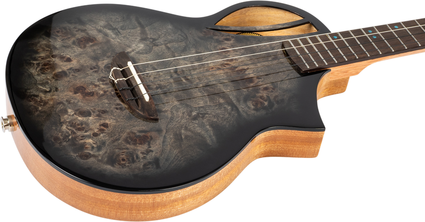 Ukulélé baryton Flight Aviator Galaxy marron Galaxy Burst CE