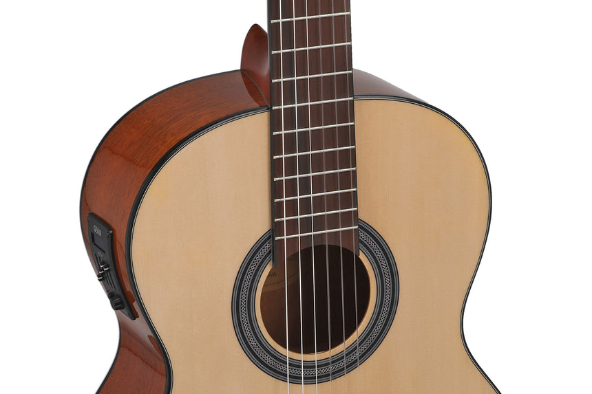 GEWA Student E-Akustik 4/4 natur – Schallloch