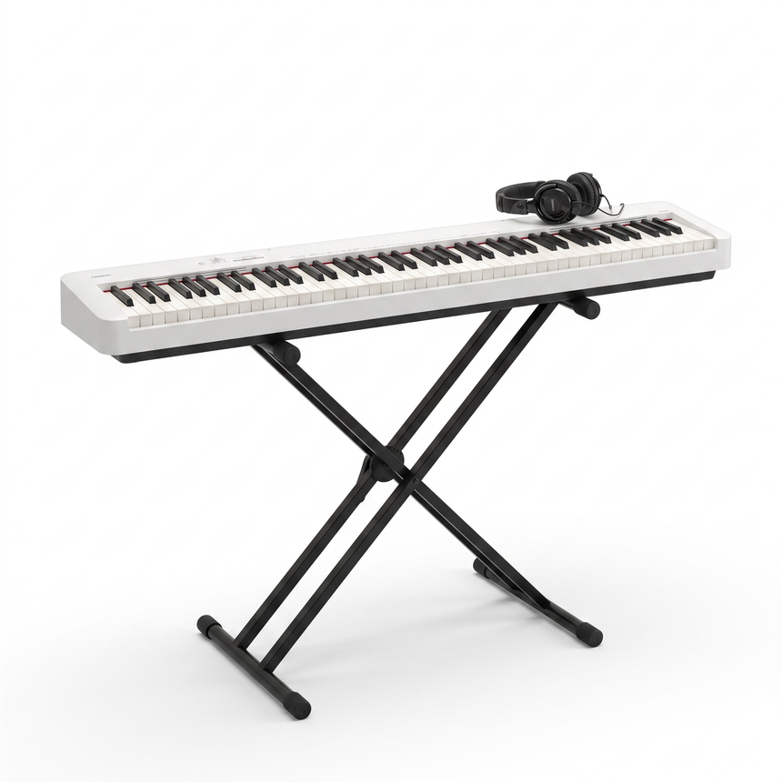 Casio CDP-S110 Weiß Bundle mit Ständer und Kopfhörer – bundle-hero