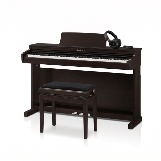 Kawai CX-202 Digitalpiano-Bundle Rosenholz mit Klavierbank & Kopfhörer – bundle-hero