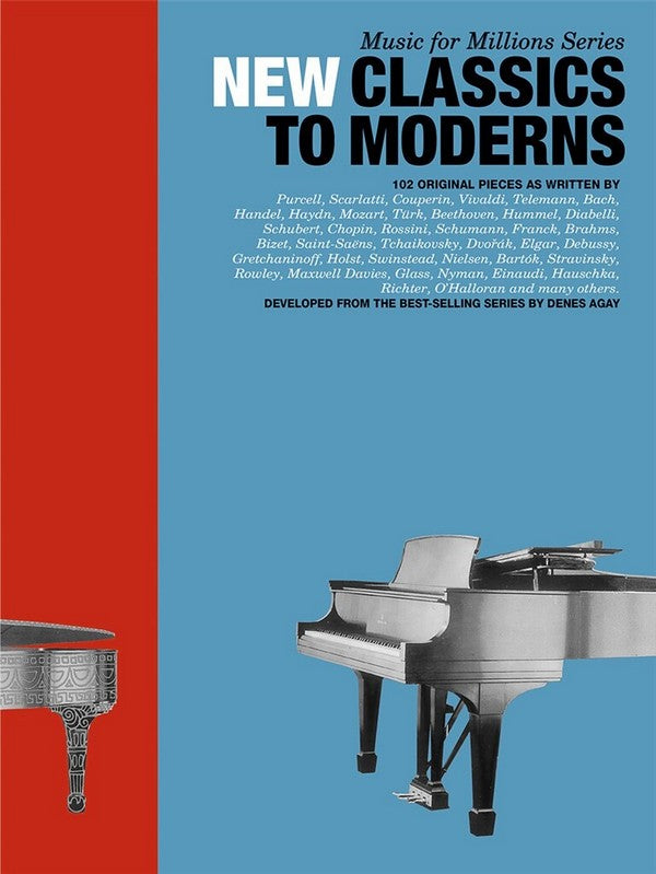 New Classics to Moderns for piano
