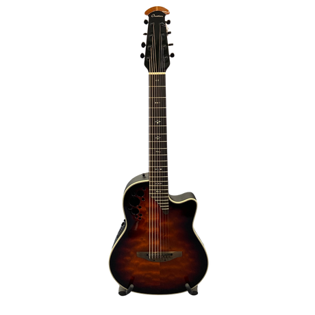 Ovation Elite Plus E-A Gitarre Sapele Tobacco 8-String B-WARE - Musik-Ebert Gmbh