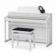 Kawai CA-401 Weiß Matt Bundle mit Bank und Kopfhörer – bundle-hero