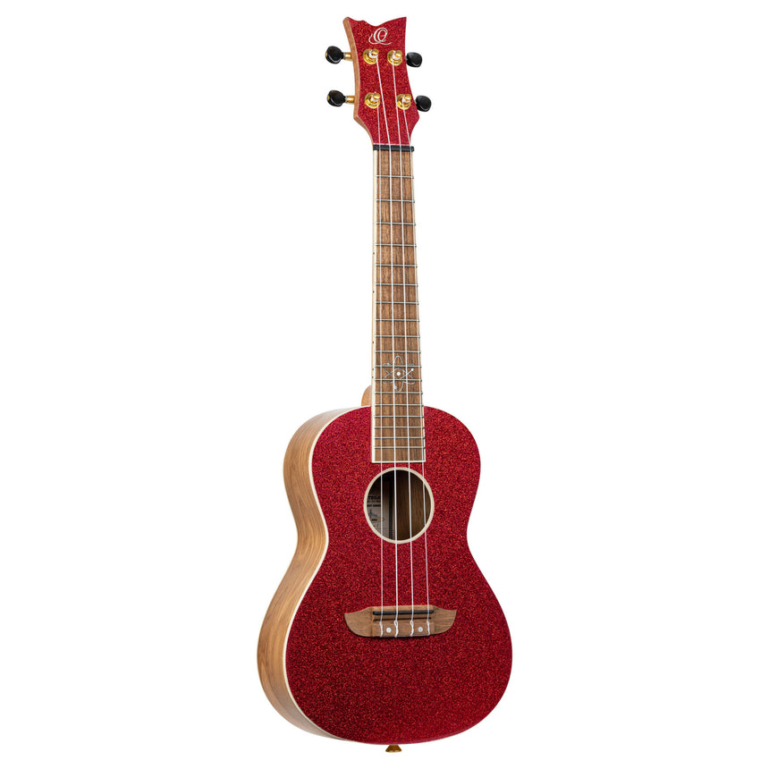 ORTEGA Element Series Konzert Ukulele 4 String - Metallic Red + Bag - Musik-Ebert Gmbh